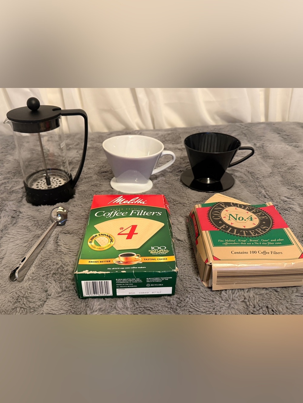 Coffee Brewer Lot / Kit - Bodum French Press & Pour Over Sets & Filters